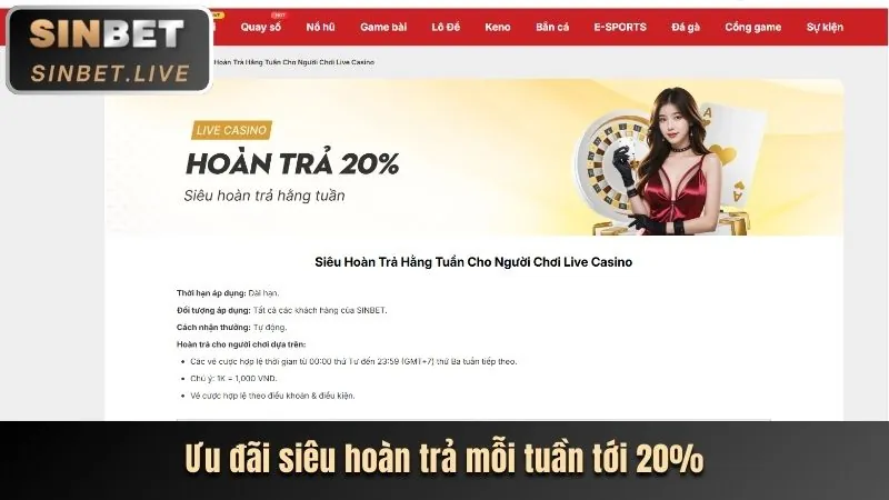 Thưởng nạp tiền Keowin